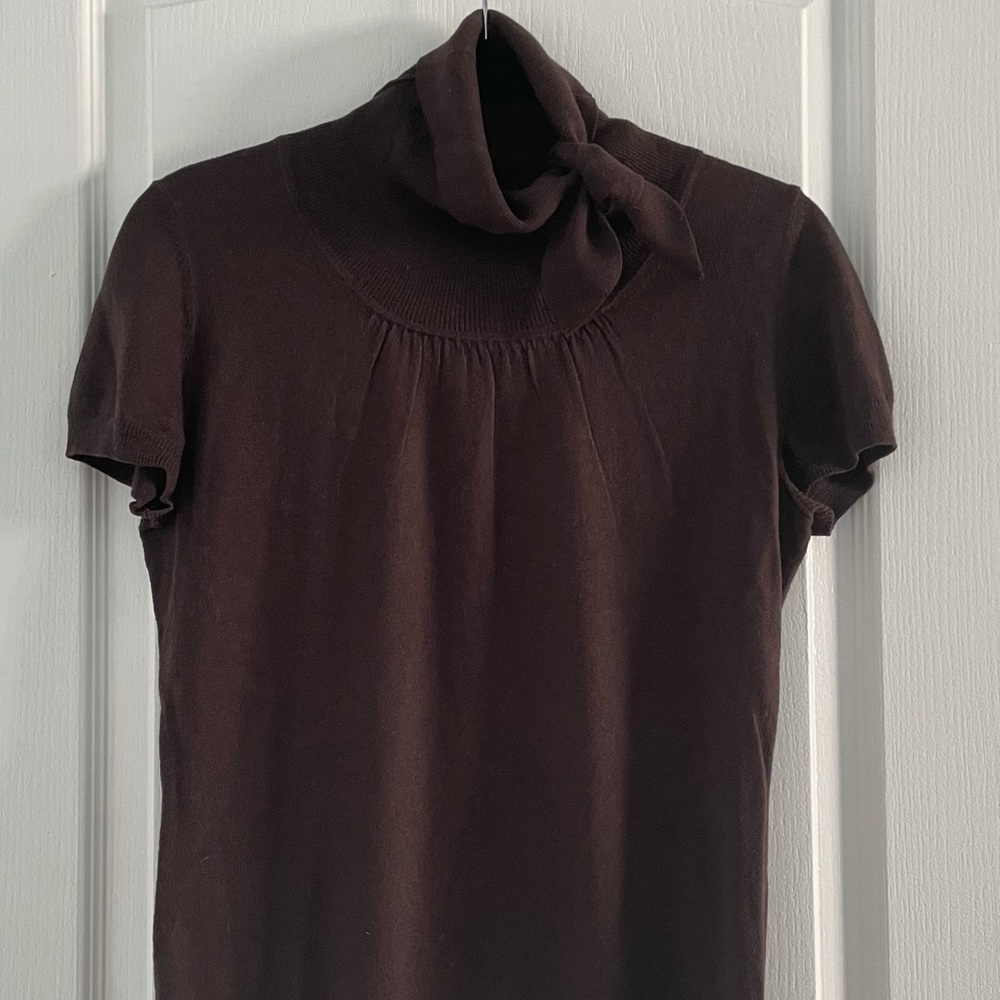 Banana Republic brown sweater.